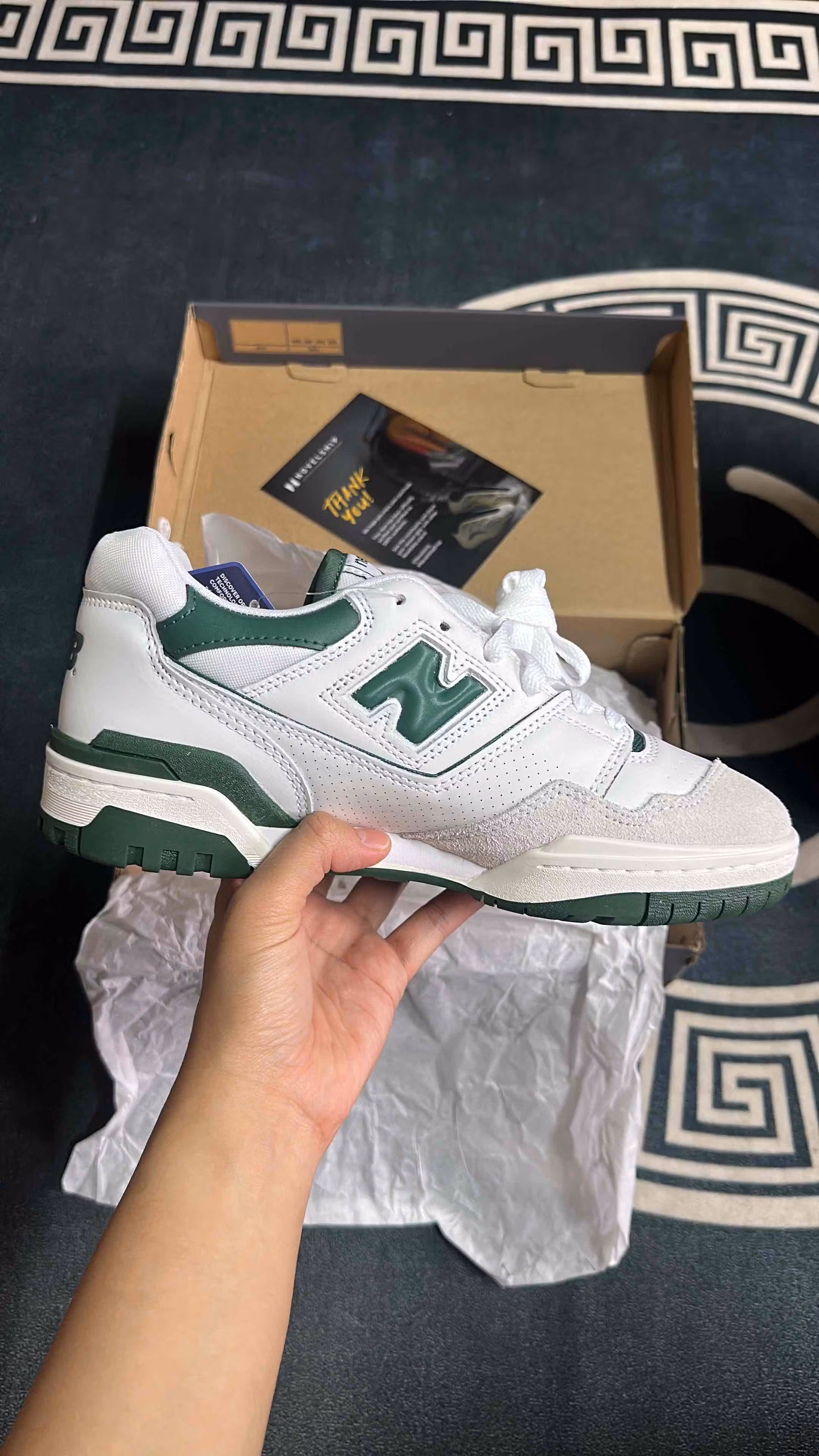 New Balance 550 'White Green' BB550WT1 New Balance 550 'White Green' BB550WT1